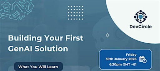 Building Your First GenAI Solution