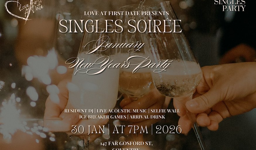 Love At First Date's Singles Soiree January's Exclusive Event