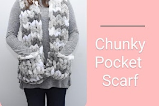 Chunky Pocket Scarf Workshop - Happy Days Creative Arts Center