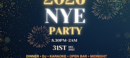 NYE BASH: DJ, KARAOKE, FOOD & DRINKS