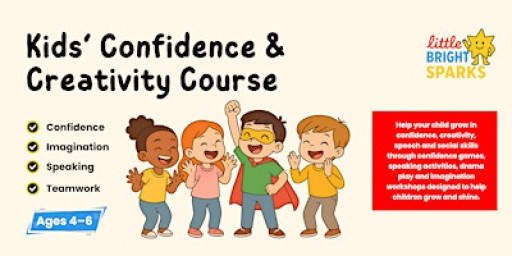 Kids’ Confidence & Creativity Course – 12 Weeks (Ages 4–6)