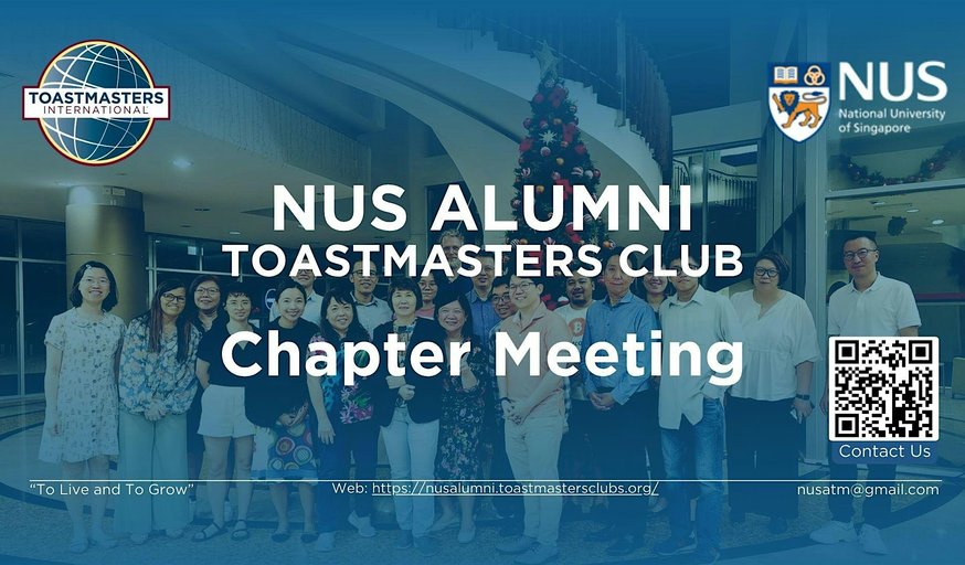 NUS Alumni Toastmasters Club January Chapter Meeting 2026