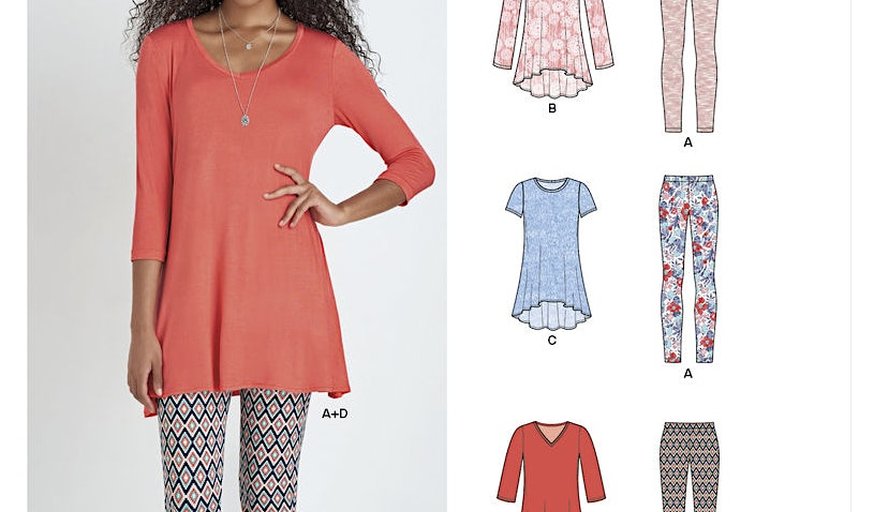 Make Knit Leggings from a printed pattern*