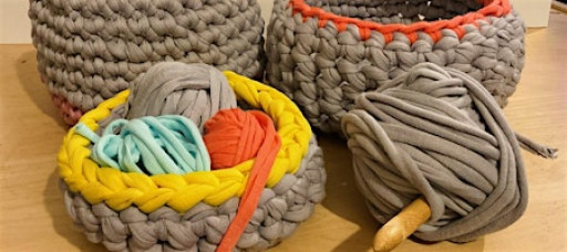 Create at Staircase: Beginner Crochet with T-Shirt Yarn