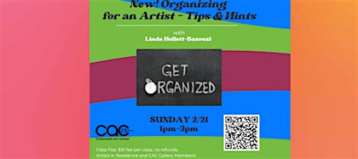 Organizing for an Artist - Tips & Hints