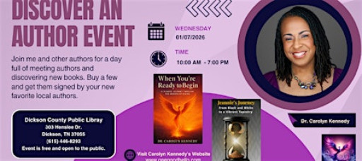 Discover an Author Event