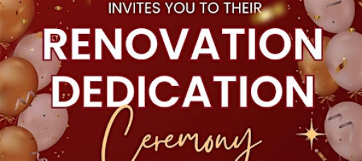 Word Of Faith's Renovation Dedication Ceremony