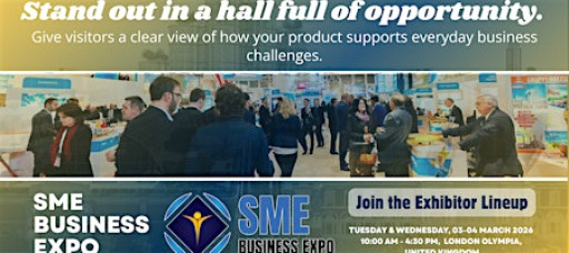 SME Business Expo 2026 | Book Your Stand At Premier B2B Show