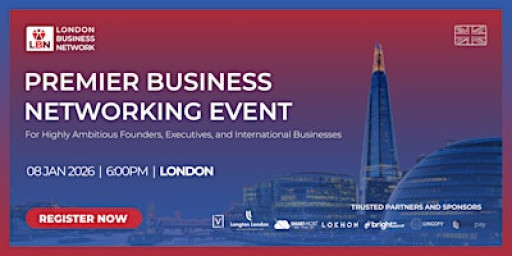 London Business Network Event & Professional Mixer - 8 Jan 2026