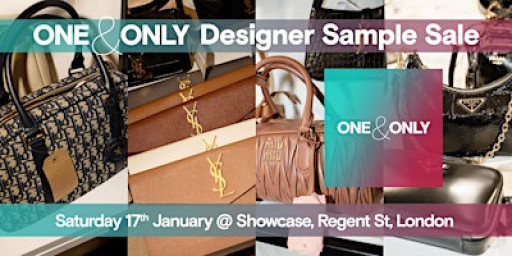 One & Only Sample Sale Saturday 17th January 2026