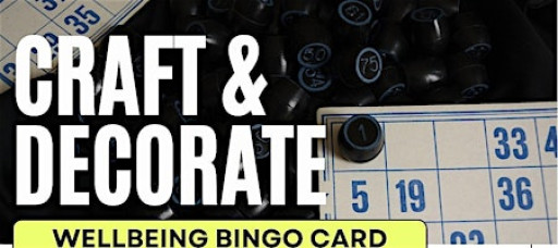 Craft & Decorate: Wellbeing Bingo Card