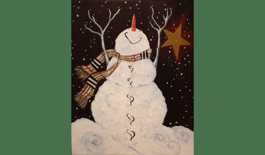Snowman's Bliss - Paint and Sip in Boston | Classpop!™