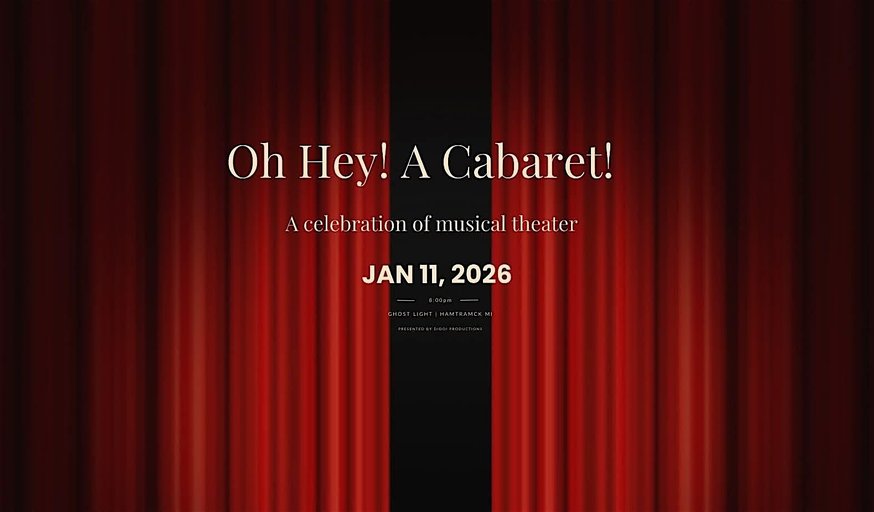 Oh Hey! A Cabaret!  A Celebration of Musical Theater @ Ghost Light