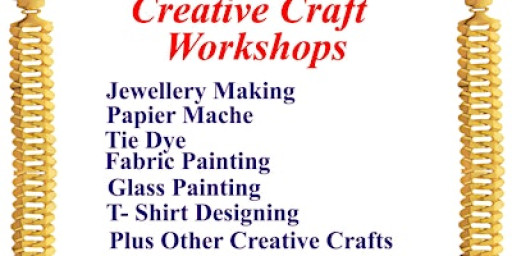 Creative craft workshops. Monday 5 January - Friday 13 February 2026