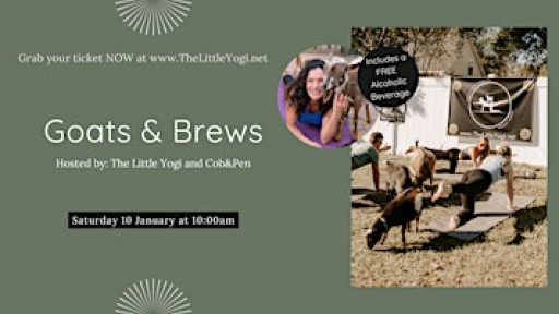 Goat Yoga at Cob & Pen