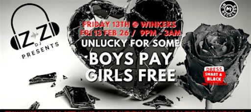 DJ IZZI presents FRIDAY 13TH BLACK HEART