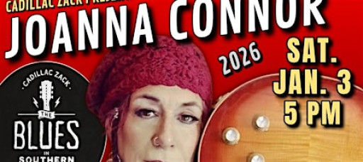 JOANNA CONNOR - Blues-Rock Guitar Great From Chicago - in Arcadia!
