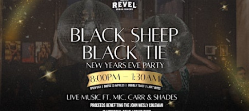 Black Sheep, Black Tie NYE Celebration