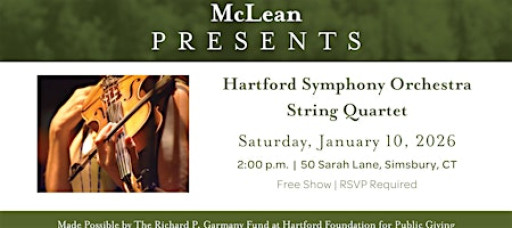 McLean Presents: Hartford Symphony Orchestra String Quartet