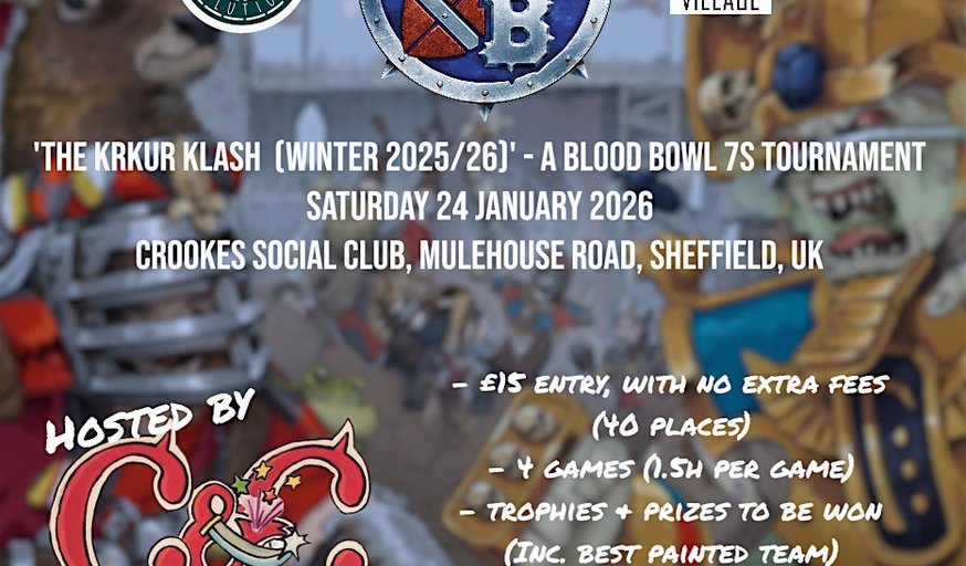 'THE KRKUR KLASH (WINTER 2025/26)' - A Blood Bowl 7s Tournament