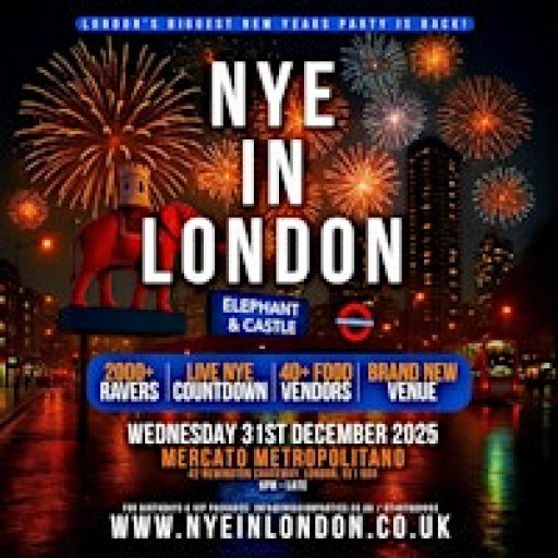 NYE IN LONDON - London's Biggest New Years Party (1000 Ravers)