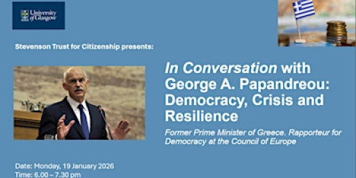 In Conversation with George A. Papandreou: Democracy, Crisis and Resilience