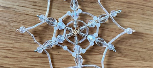 DIY Beaded Snowflake