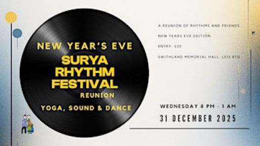 Surya Rhythm New Year's Eve Reunion - Yoga, Sound Bath & Dance
