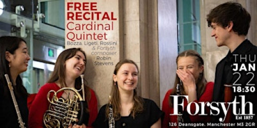 Free Recital by the Cardinal Wind Quintet