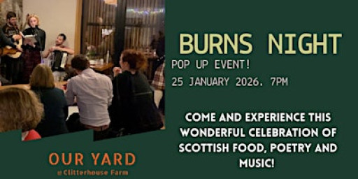 Burns Night: Pop Up!