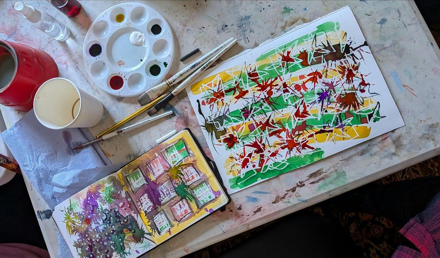 Sketchbook Club - Art for Wellbeing at BAS