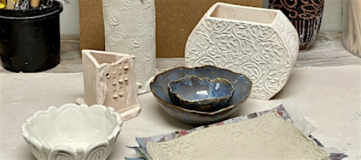 Beginner/Intermediate Ceramics Handbuilding Wednesday 6-week Artist Series