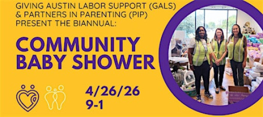GALS & PIP Present: Free Community Baby Shower (Spring ‘26)