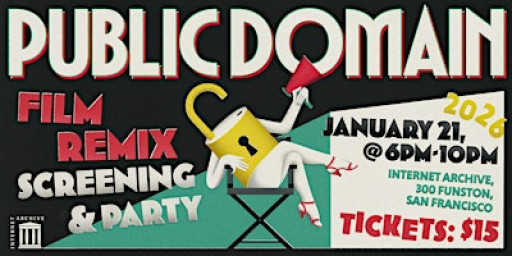 2026 Public Domain Film Remix Contest Screening & Party