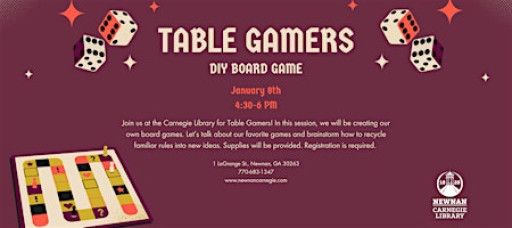 Table Gamers: DIY Board Game