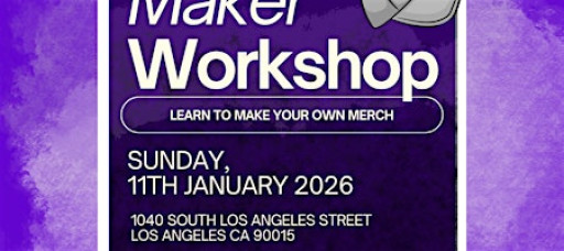 DIY Merch Maker Workshop w/Brody From Chicago
