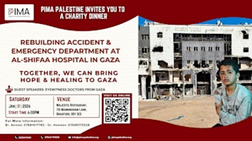 Rebuild Accident & Emergency unit at Al-Shifa Hospital-PIMA Charity Dinner