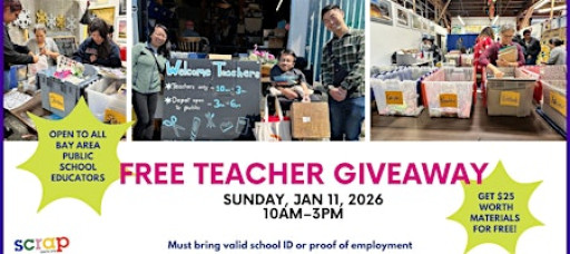 Free Teacher Giveaway at SCRAP!
