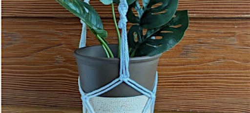 Macrame Plant Hanger DIY How-To