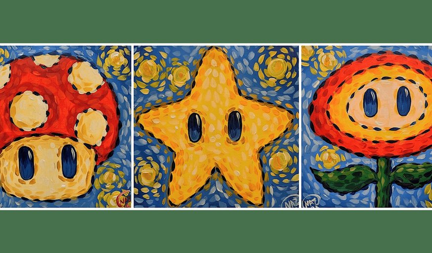 Mario Kart Fun! - Paint and Sip in Houston | Classpop!™