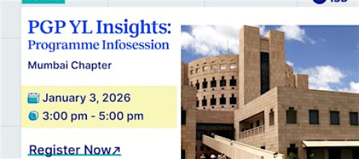 PGP YL Insights: Programme Infosession in Mumbai