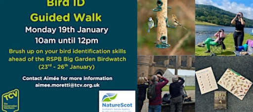 Bird ID Guided Walk at Glasgow Botanic Gardens
