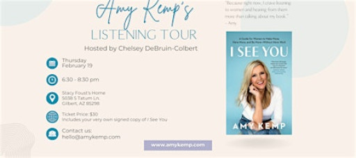 Listening Tour Stop with Amy Kemp - Hosted by Chelsey DeBruin-Colbert