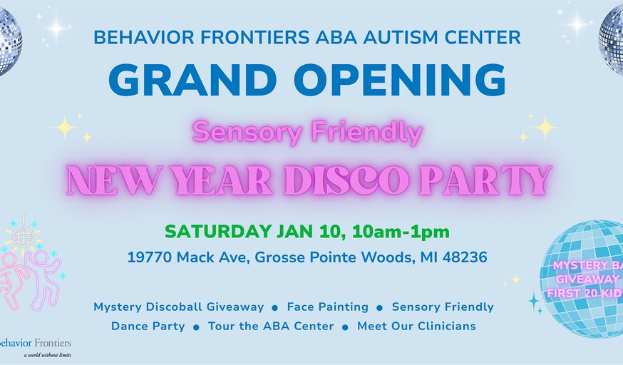 Sensory-Friendly Disco Party & Grand Opening – Grosse Pointe Woods