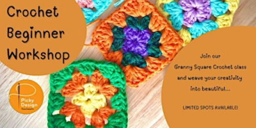Crochet Beginner Workshop – Learn to Make Granny Squares!