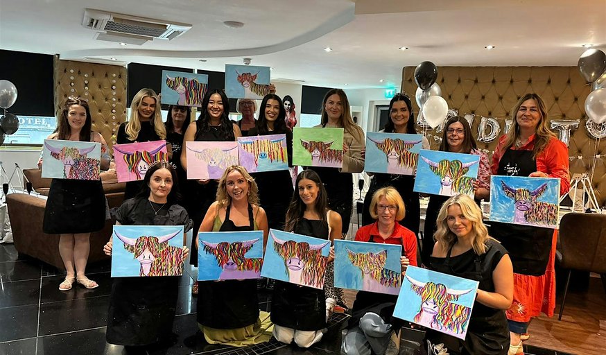 Paint & Party UK: Highland Cow - Liverpool