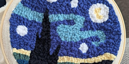 Punch needle picture- afternoon session