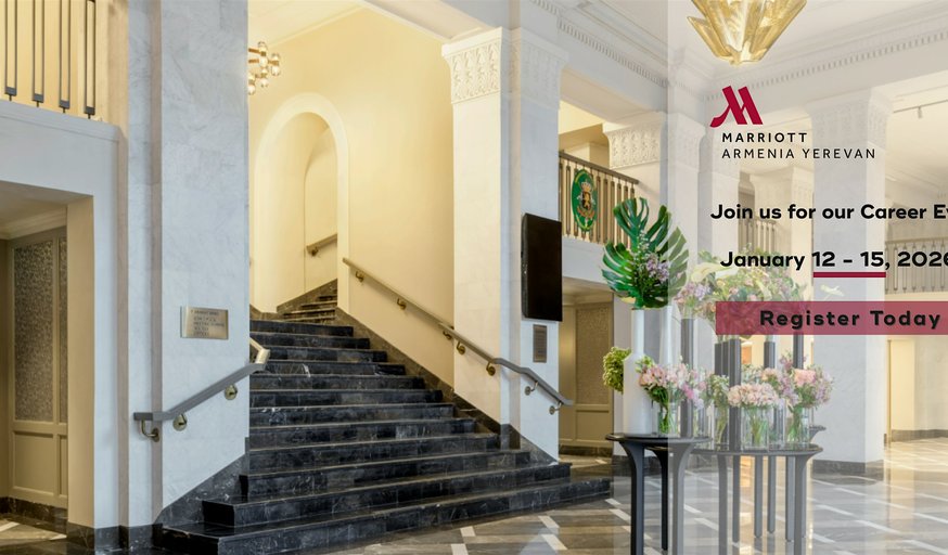 15th January - Armenia Marriott Hotel Yerevan is hiring in Mumbai!