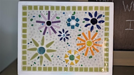 Feb. 4th 6 pm-Feb. 4th 6pm - Floral Mosaic Wall Hanging Class