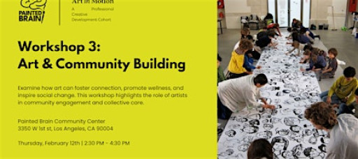 Art & Community Building: Creative Practice for Social Change